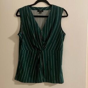 Alfani Green Professional Sleeveless Top